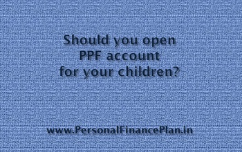PPF account for Children