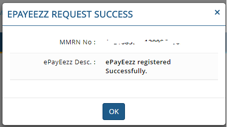 MF Utility ePayeezz registration 6
