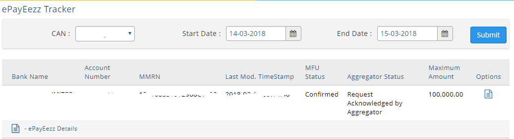 MF Utility ePayeezz registration 7
